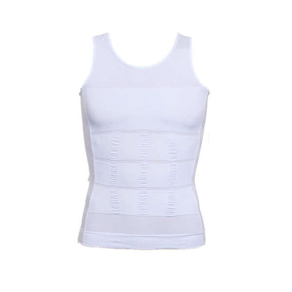 Mens Swimming Slim Body Shapper Sport Vest Underwear Compression