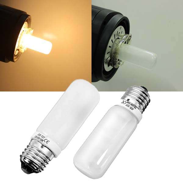 E27 150W Warm White Studio Modeling Strobe Flash Light Lamp Bulb 220V