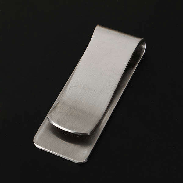 Metal Wallet Stainless Steel Bill Clip Money Clip Paper Clip Creative Change Cl