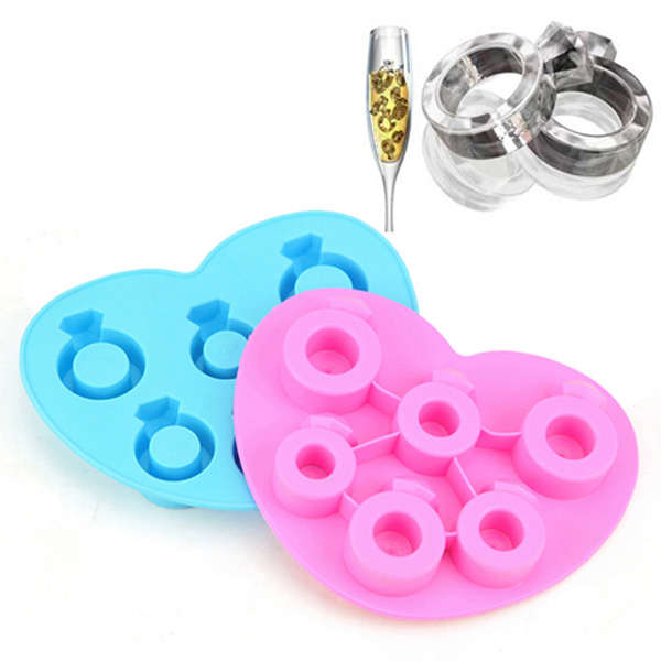 Ring Shaped Silicone Ice Cube Tray Freeze Mold Ice Maker Mould