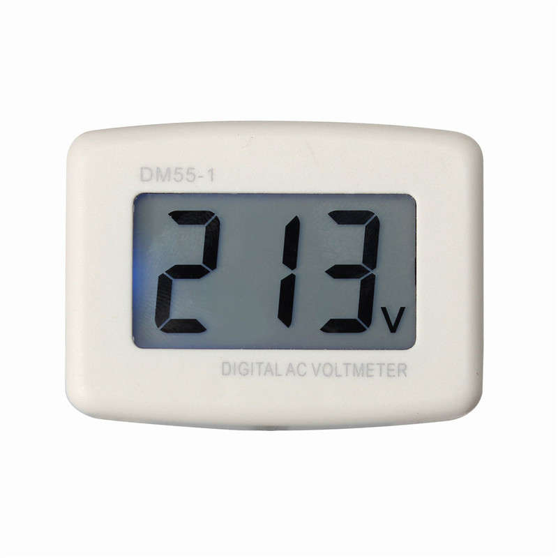 DM55-1 LCD AC Digital Voltage Meter Voltmeter Monitor Backlight AC100-300V Swit