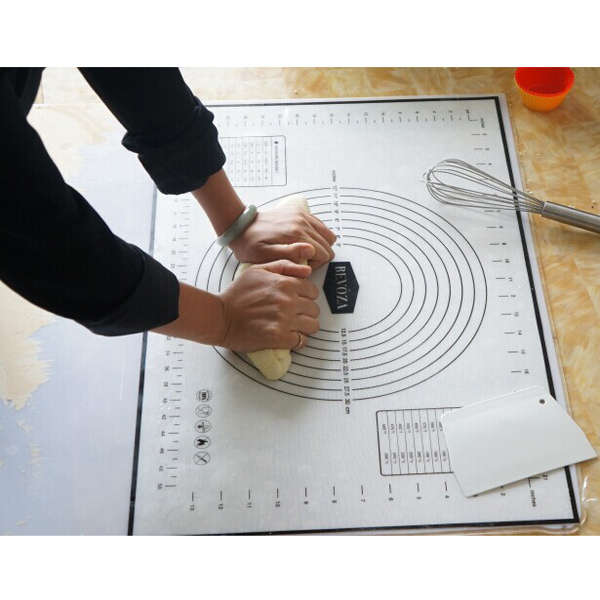 60x40cm Platinum Silicone Dough Fondant Mat Glass Fiber Reinforced