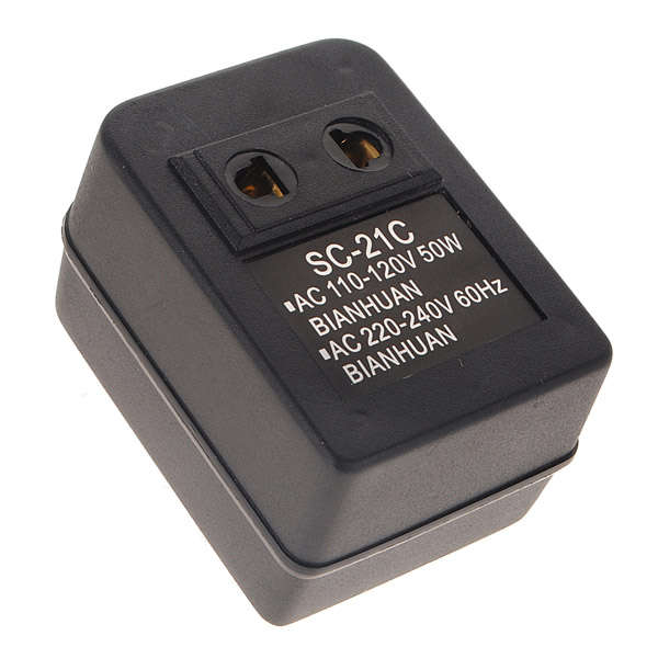 50W AC Power 110V To 220V Voltage Converter Adapter