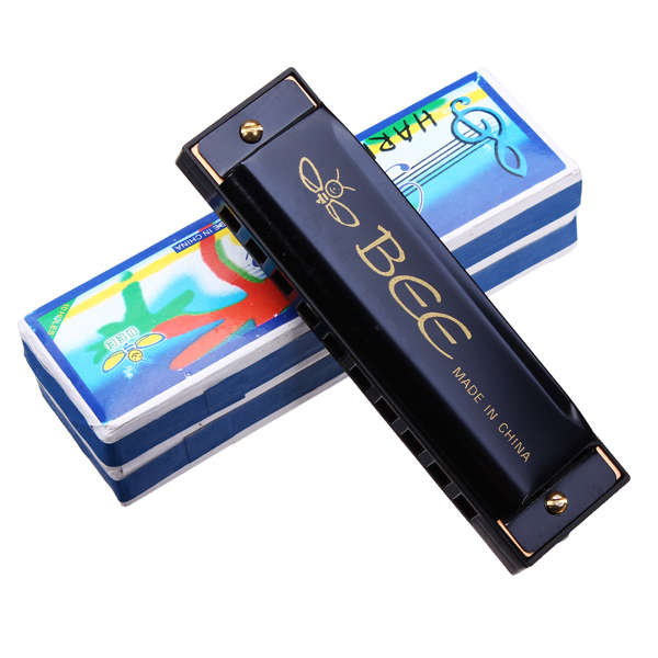 BEE 10 Holes Single-tone Harmonica Blues Harp