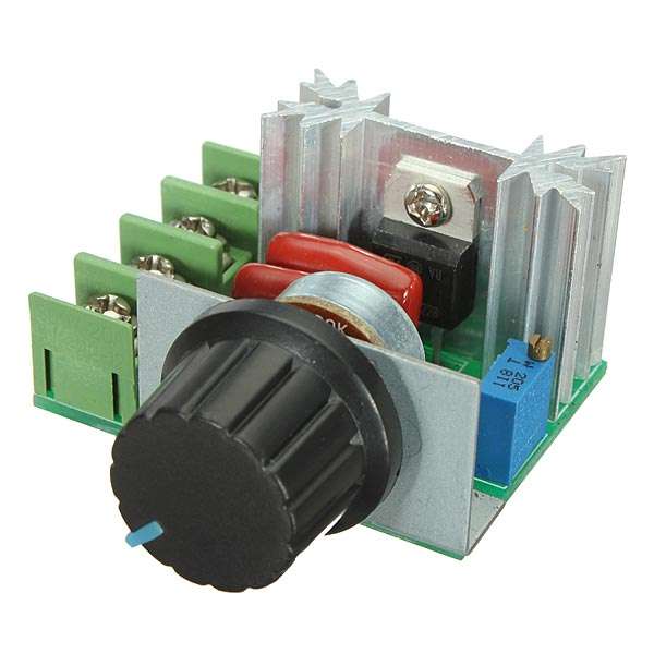 5Pcs 2000W 50V-220V Adjustable Voltage Regulator PWM AC Speed Controller