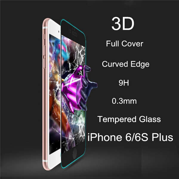 REMAX 3D Curved Edge Tempered Glass Full Cover Screen Protector Film For iPhone