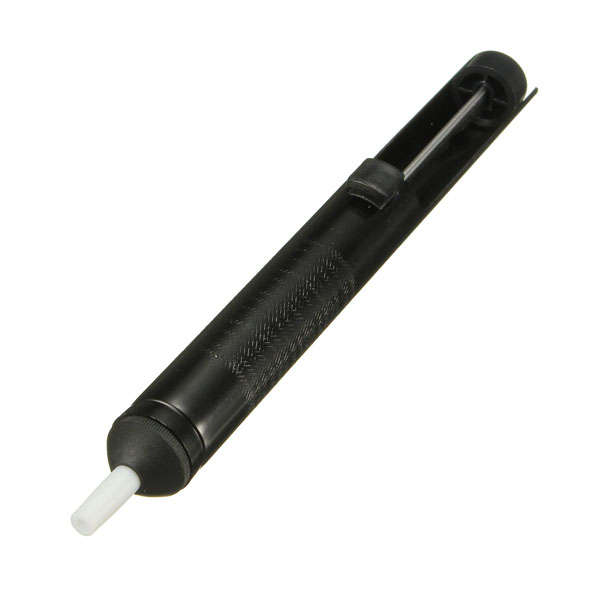 Desoldering Pump Solder Sucker Iron Remover Tool Black Aluminium Body