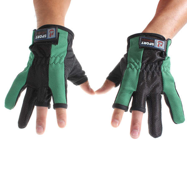 Professional Multiple Colors Fishing Gloves for Fishing One Pair