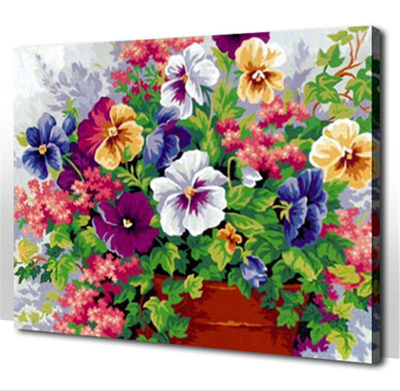 Love Parade Digital Oil Painting DIY Oil Painting By Numbers Kits Frameless Can