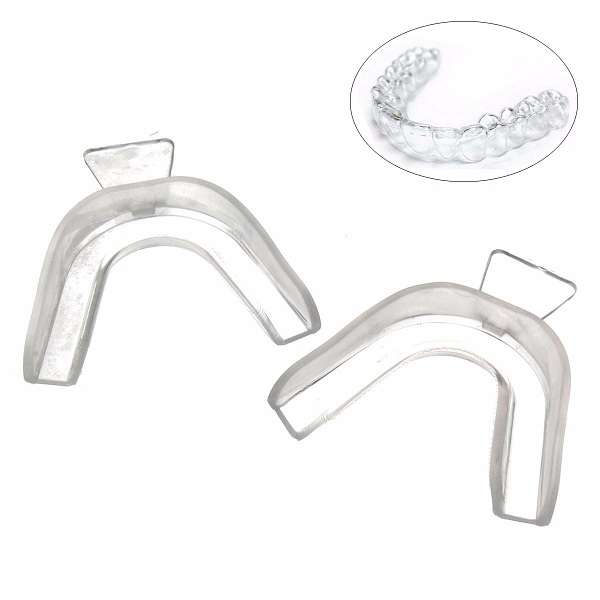 5 Pairs of Transparent Night Guard Teeth Whitening Grinding Mouth Trays Shield