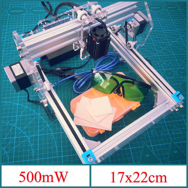 500mW Desktop DIY Violet Laser Engraver Engraving Machine Picture CNC Printer A
