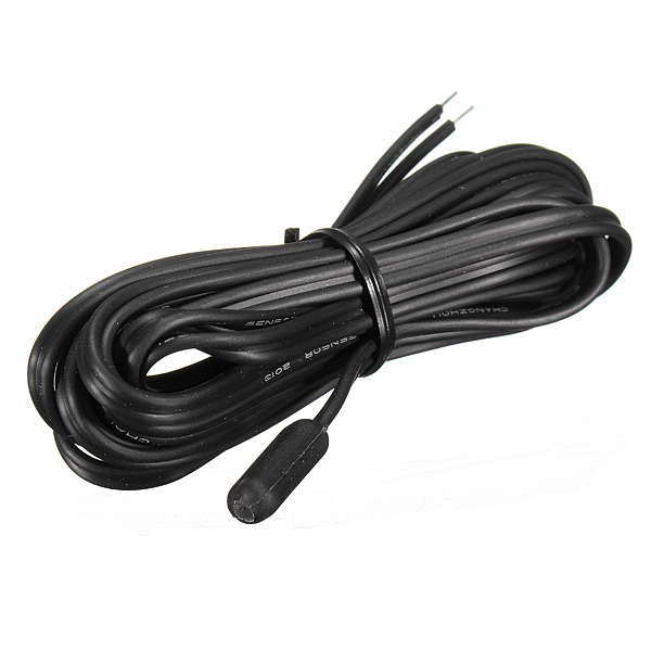 2M Black Waterproof Digital Temperature Temp Sensor Probe