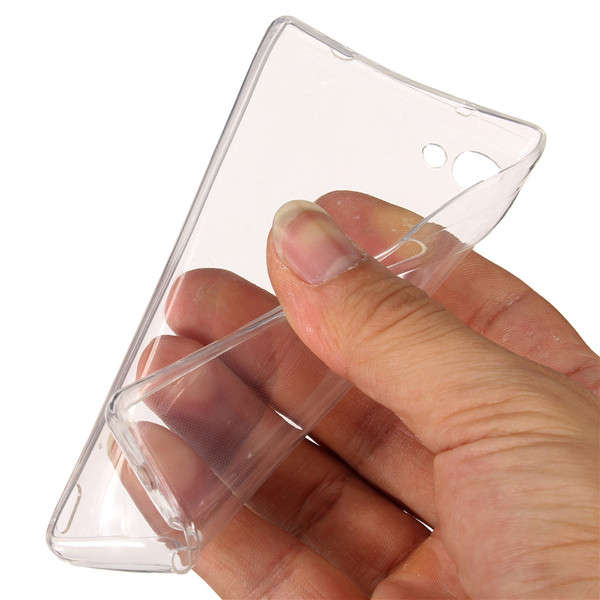 Clear TPU Gel Soft Back Cover Case For Sony Xperia Z5 Compact 4.6 Inch