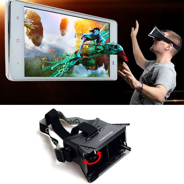 Colorcross II Plastic 3D Glasses Google Cardboard VR Virtual Reality Movie Vide