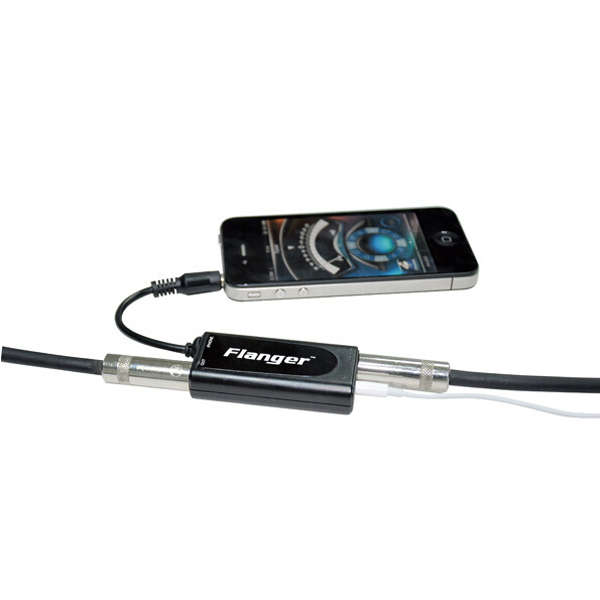 Flanger FC-20 Guitar / Bass Converter Black Adapter For Iphone
