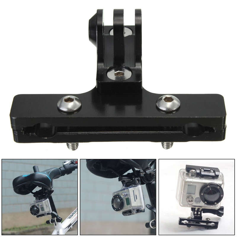 Bicycle Bike Saddle Rail Mount Holder Adapter For Gopro Hero 2 3 3 Plus 4 Xiaom