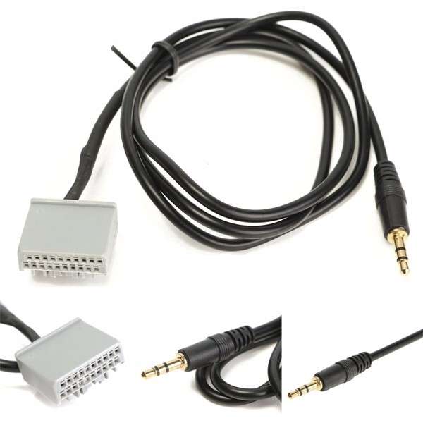 AUX Audio Input Adapter Cable 3.5mm For Car Honda Civic 2006-2013 CRV 2008-2013