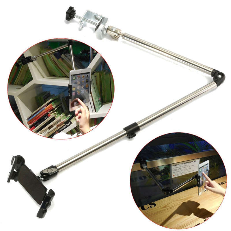 Universal Bed Tablet Mount Holder Desktop Stand Support Metal For iPad Air Mini