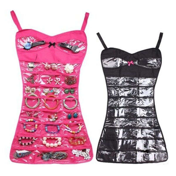 Dress Jewelry Organizer Holder Storage Hanger Bag Hooks