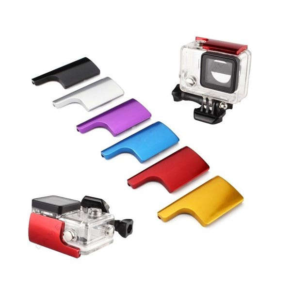 CNC Aluminum Lock Buckle For GoPro Hero 3+ Protective Housing Case
