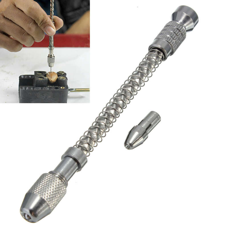 HSS Semi-automatic Hand Drill Suit Micro Hobby Craft Mini Hand Drill