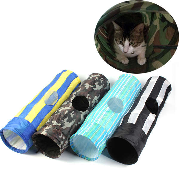 Multicolor Folding Pet Cat Rabbit Fun Tube Tunnel Size 35