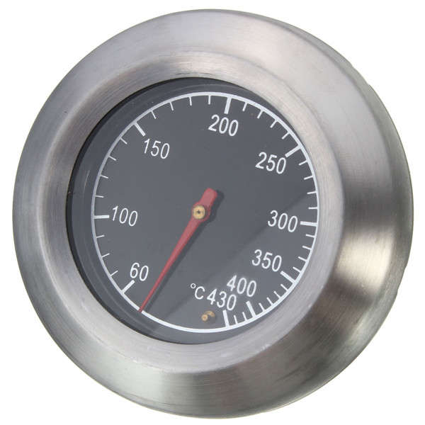 Stainless Steel Thermometer Barbecue BBQ Smoker Grill Temperature Gauge 60-430¿