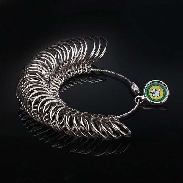 Metal Finger Ring Sizer Jewelry Measure Tool Gauge Tool