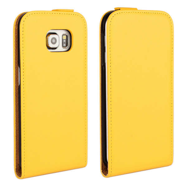 Up-down Flip PU Leather Case Cover For Samsung GALAXY S6 Edge