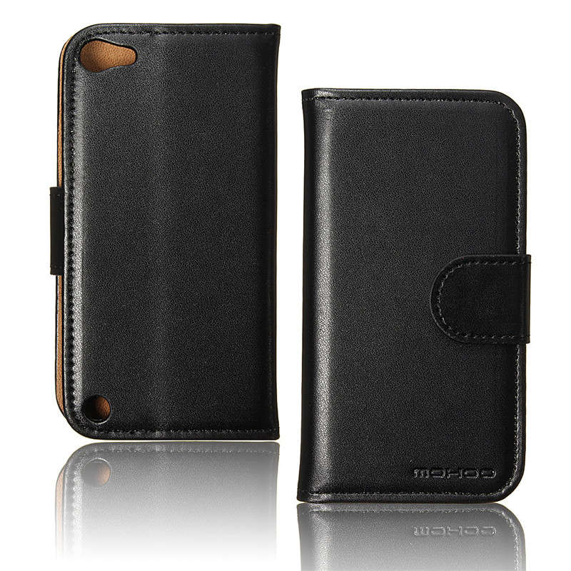 Mohoo PU Leather Flip Case Card Pocket Case PC Cover Stand Skin For Apple iPod