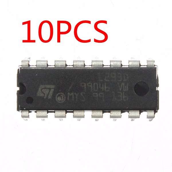 10Pcs L293D L293 L293B DIP / SOP Push-Pull Four Channel Motor Driver IC