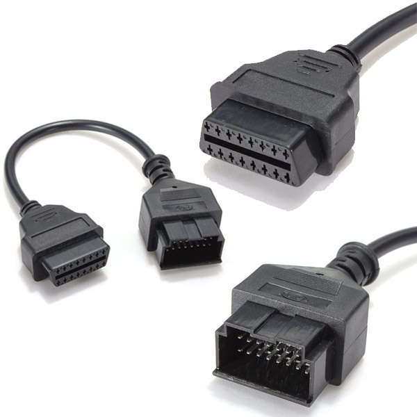 KIA 20 Pin To OBDII DLC 16 Pin Car Diagnostic Adapter Converter Cable