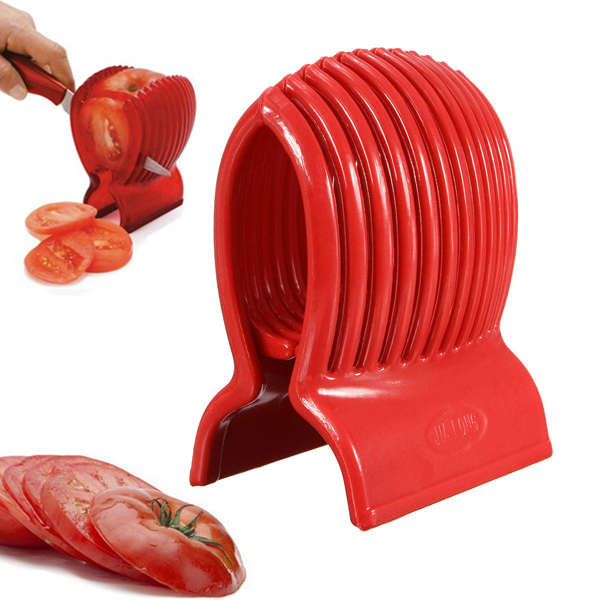 Tomato Onion Slicer Vegetables Fruits Cutter Holder Kitchen Tool