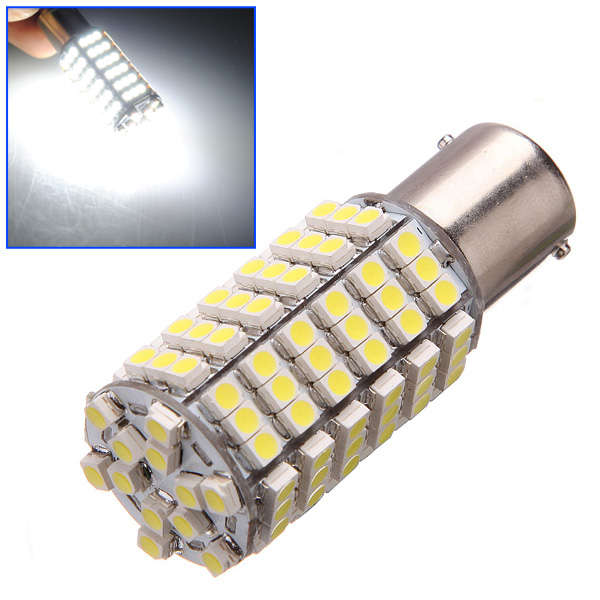 Car 120 LED 3528 SMD 1156 BA15S Pure White Fog Light Bulb DC 12V