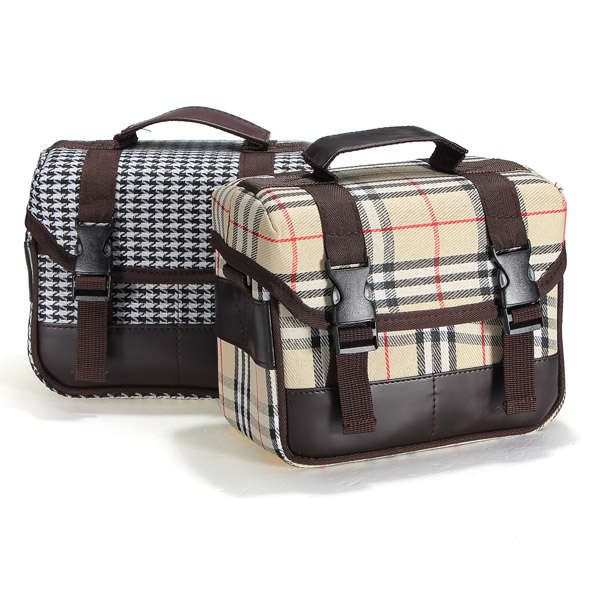 Double Linen Telephoto Camera Bag For Canon Sony Nikon Pentax