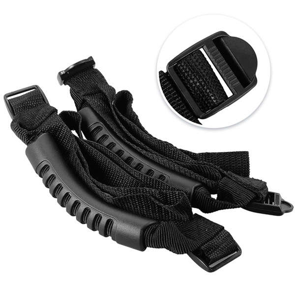 2pcs Black Front Grab Bar Handles Grip Accessory for All Jeep Wrangler