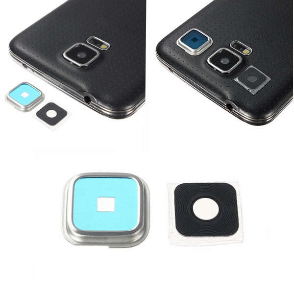 Phone Camera Lens Cover Replacement For Samsung Galaxy S5 i9600