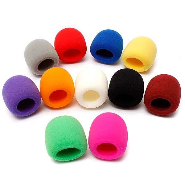 Handheld Stage Microphone Windshield Sponge Foam Mic Cover