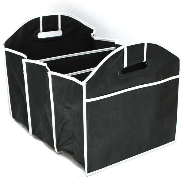 2-in-1 Tidy Car Boot Shopping Heavy Duty Foldable Collapsible Storage
