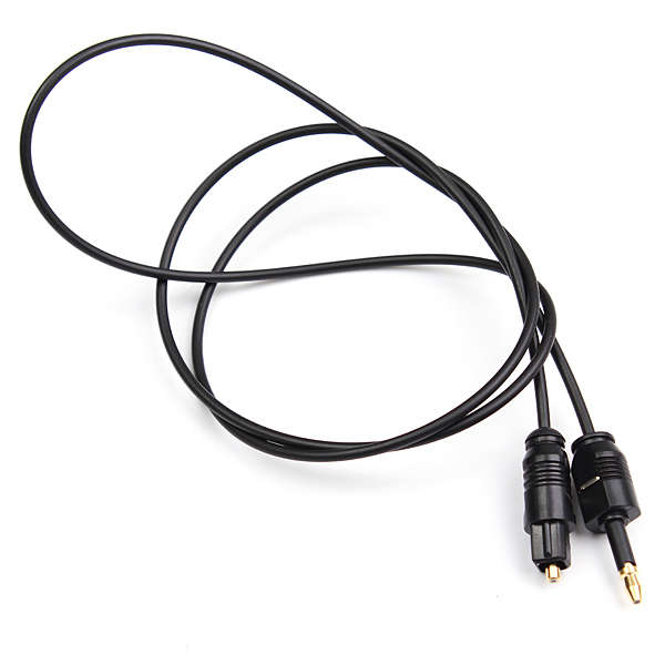 0.8M TosLink Male To 3.5mm Male Digital Optical Audio Adapter Lead Cable