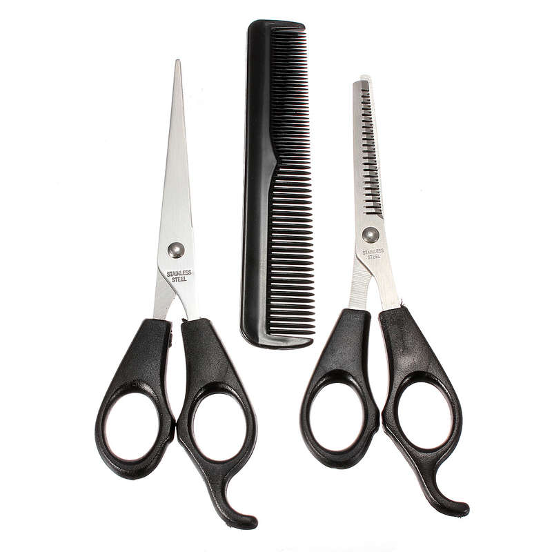 Salon 3 Piece Hairdressing Hair Dresser Scissors Set Cutting Thinning Styling