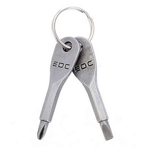 EDC Portable Phillips and Slotted Screwdriver Keychain Tool