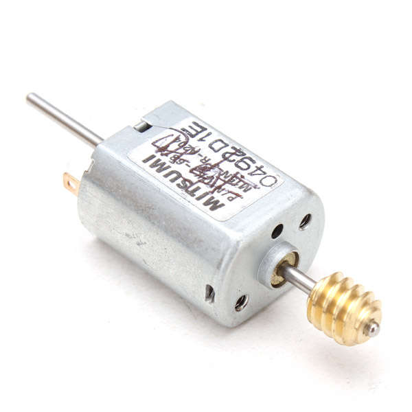 DC 12V 13500RPM Motor Carbon Brush Micro Motor Iron Cover Double Shaft
