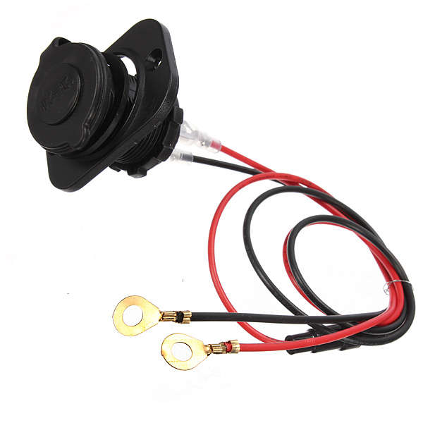 Universal Motorcycle Car Tractor Cigarette Lighter Power Socket Plug