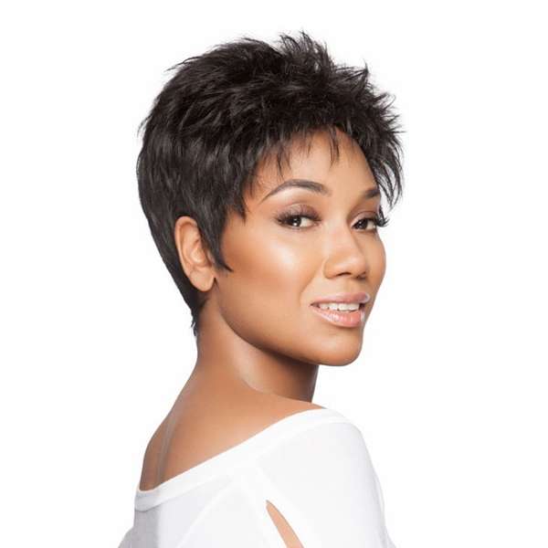 Elegant Short Human Hair Wig Virgin Remy Mono Top Capless Trendy Wigs