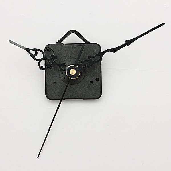 Black Hands DIY Quartz Wall Clock Spindle Movement Repair Parts