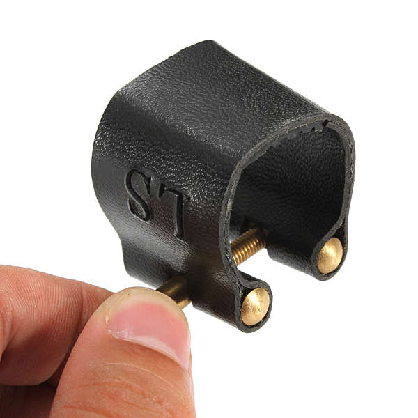 Ligature for Alto Sax Tenor Saxophone Mouthpiece w/Fattener Fastener