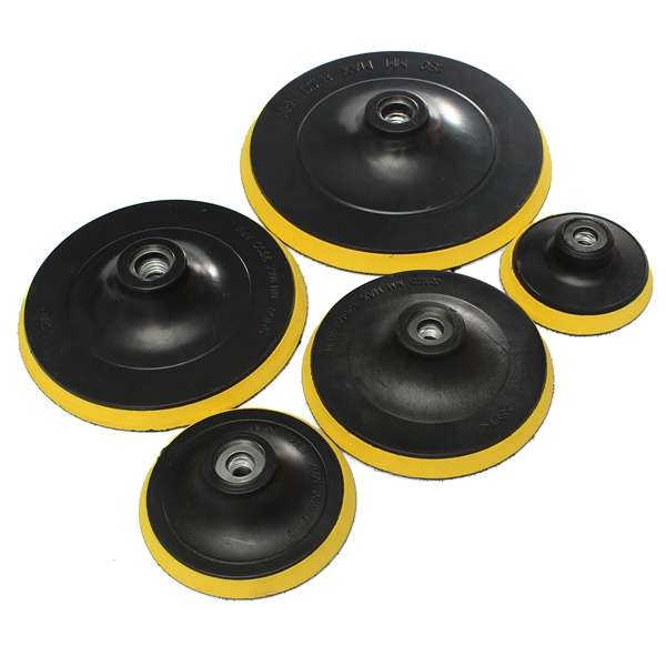M14 Backing Pad Polishing Buffing Velcro Plate Backer 75mm To 180mm