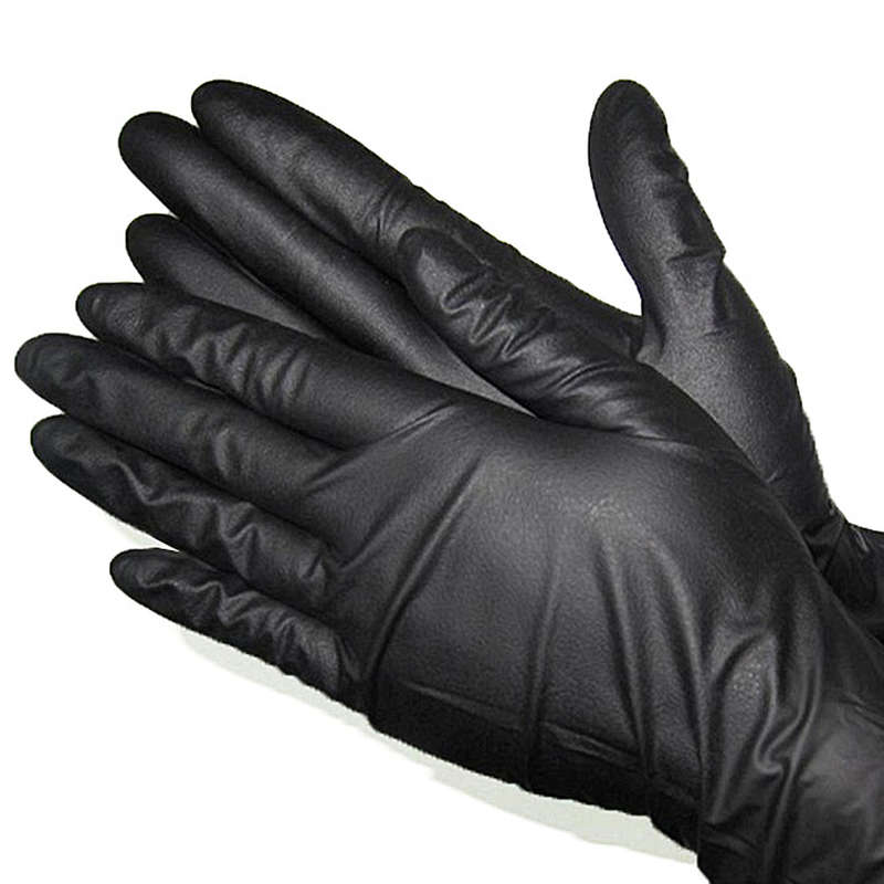 100 Pair Nitrile Latex Tattoo Mechanic Gloves Bodyguard Powder