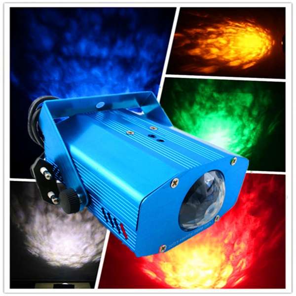 Professional 10W Colorful LED Water Wave Flowing Effect Stage Light DJ Party Di